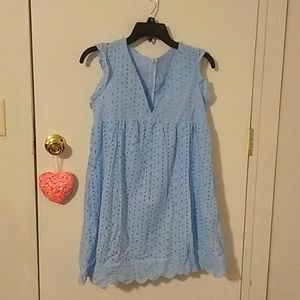 V neck dress